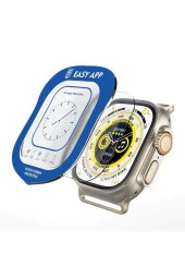 Apple Watch Ultra Ile Uyumlu 49mm Easy Temperli Cam Ekran Koruyucu Renksiz - 1