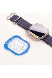 Apple Watch Ultra Ile Uyumlu 49mm Easy Temperli Cam Ekran Koruyucu Renksiz - 2