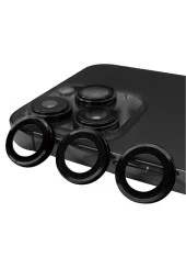 Iphone 14 Pro Max Ile Uyumlu Profesyonel Kamera Lens Koruma Camcov Siyah thumbnail 1