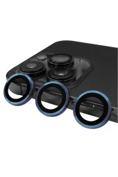 Iphone 14 Pro Max Ile Uyumlu Profesyonel Kamera Lens Koruma Camcov Lacivert thumbnail 1