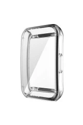 Huawei Band 7 Ile Uyumlu Tpu Çerçeveli Tam Kapatan Ekran Koruyucu Çerçeve Kılıf Şeffaf thumbnail 2