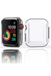 Watch 7 Uyumlu 45mm Için Şeffaf Tpu Çerçeveli Tam Kapatan Ekran Koruyucu Çerçeve Kılıf thumbnail 4