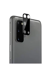 Siyah Galaxy A02s Uyumlu Kamera Lens Koruyucu thumbnail 1