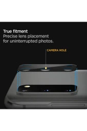 Siyah Galaxy A02s Uyumlu Kamera Lens Koruyucu thumbnail 5