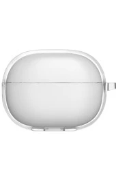 Xiaomi Redmi Buds 3 Lite Ile Uyumlu Şeffaf Silikon Kılıf Tam Koruma Kancalı Anahtarlık Silikon Kılıf - 1