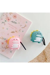 Samsung Galaxy Buds Live Ile Uyumlu Karakter Görünümlü Cartoon Kılıf Pink Monster thumbnail 3