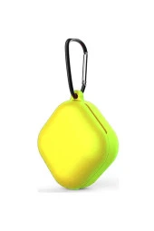 Galaxy Buds Live Çengelli Sarı Kılıf Smooth Matte Tpu thumbnail 1