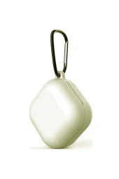 Galaxy Buds Live Çengelli Gri Kılıf Smooth Matte Tpu thumbnail 1