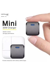 Süper Hızlı Şarj Cihazı Type-c Girişli 30 Watt Hızlı Şarj Telefon Tablet 3a C-76 thumbnail 4