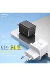 Süper Hızlı Şarj Cihazı Type-c Girişli 30 Watt Hızlı Şarj Telefon Tablet 3a C-76 thumbnail 3