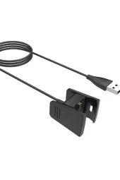 Fitbit Charge 2 Ile Uyumlu Akıllı Saat Usb Şarj Kablosu Siyah - 4