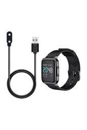 Haylou Ls01,ls02 Solar Ile Uyumlu Siyah Kablolu Smart Akıllı Saat Için Şarj Kablosu thumbnail 4