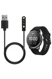Haylou Solar Ls05 Ile Uyumlu Akıllı Saat Şarjı Manyetik Şarj Adaptörü Usb Şarj Kablosu thumbnail 4
