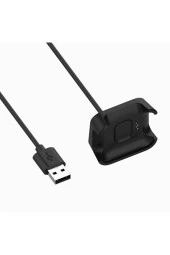 Redmi Watch Ile Uyumlu Akıllı Saat Şarjı Manyetik Şarj Adaptörü Usb Şarj Kablosu Siyah thumbnail 2