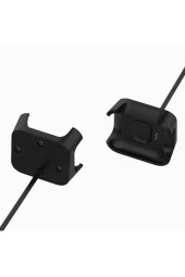 Redmi Watch Ile Uyumlu Akıllı Saat Şarjı Manyetik Şarj Adaptörü Usb Şarj Kablosu Siyah thumbnail 4