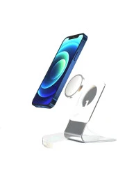 2 In 1 Magsafe Şarj Aleti Metal Alaşım Gövde L312 Mat Yüzeyli Şık Tasarım Şarj Standı - 2