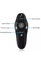 Kablosuz Projeksiyon Okul Ve Dershane Tak Çalıştır Pilli Sunum Kalemi Lazer Kumandası - 4