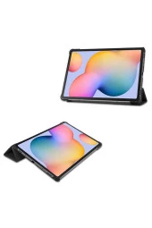 Ipad Air 2 9.7 Ile Uyumlu Kılıf Stand Olabilen Katlanabilir Smart Cover Pembe thumbnail 4