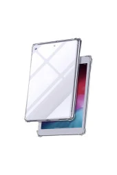 Galaxy Tab A Sm-t510 10.1 Inç Için Dört Köşeli Antishock Silikon Kılıf Şeffaf thumbnail 1