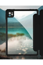 Ipad Mini 5 ?Uyumlu Alfa Standlı Mavi Tablet Kılıfı thumbnail 4