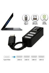 Type-c Usb 3.1 4 Port Çoklayıcı Hub Switch thumbnail 2