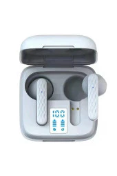 Kablosuz Tws Bluetooth Type-c Led Ekranlı Kulakiçi Kulaklık Beyaz - 1