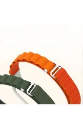 Xiaomi Mi Band 3 Ve Mi Band 4 Ile Uyumlu Akıllı Bileklik Alpen Loop Yedek Kordon Çift Katmanlı Kumaş thumbnail 3