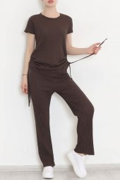 Yan Büzgülü Takım Açıkkahve - 11231.1567. - 7