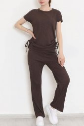 Yan Büzgülü Takım Açıkkahve - 11231.1567. - 9