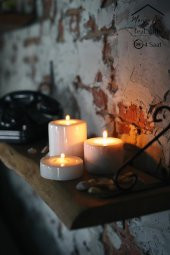 10 Adet | Gül Kokulu Tealight Mum | 4 Saat Yanar | Dekoratif Mumluk Mumu - 5