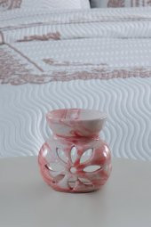 Mood | Pembe | Seramik El Yapımı Buhurdanlık | Mumluk | Dekoratif Buhardanlık - 1