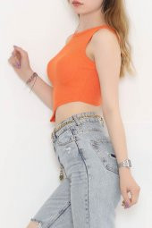 Üçgen Askılı Bluz Oranj - 11101.1567. - 3