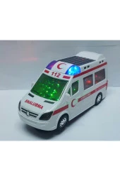 Işıklı Müzikli Büyük Boy Ambulans - 1
