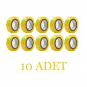 Gen-Of 12mmx20Yard(18M) Selefon Bant 10 Adet - 2