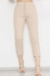 Beli Lastikli Pantolon Taş - 20819.683. - 3