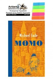 Momo Michael Ende 300 Sayfa Karton Kapak 1 Adet Fosforlu Transparan Kitap Ayraç 1 Paket - 1
