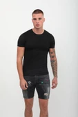 Bisiklet Yaka Basic Tişört Siyah - 6