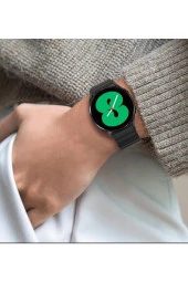 Samsung Galaxy Watch S4 ile uyumlu Kordon 22mm Manyetik Toka Çift Renk Infatuation Hafif Spor Kayış thumbnail 5