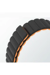 Gear S3 ile uyumlu Kordon 22mm Manyetik Toka Çift Renk Infatuation Hafif Spor Kayış thumbnail 3