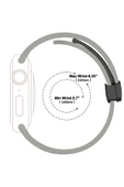 Apple Watch 6 ile uyumlu Kordon 44mm Katlanabilir Mıktanıslı Tokalı Ethereal Spor Kayış Kordon - 2