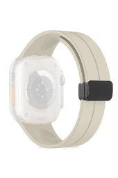 Watch 6 ile uyumlu Kordon 44mm Katlanabilir Mıktanıslı Tokalı Ethereal Spor Kayış Kordon thumbnail 2