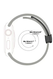 Watch 6 ile uyumlu Kordon 44mm Katlanabilir Mıktanıslı Tokalı Ethereal Spor Kayış Kordon thumbnail 3