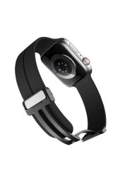 Apple Watch 3 ile uyumlu Kordon 42mm Katlanabilir Mıktanıslı Tokalı Ethereal Spor Kayış Kordon thumbnail 4