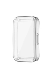 Huawei Band 8 Ile Uyumlu Şeffaf Tam Kapatan Çerceve Pc Kasa Koruma Gard Çerçeve Şeffaf thumbnail 3