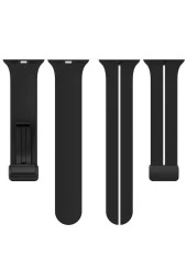 Apple Watch 6 Ile Uyumlu 42-44mm Katlanabilir Mıktanıslı Tokalı Infatuation Spor Kayış thumbnail 5