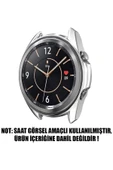 Galaxy Watch 3 Ile Uyumlu 45 Mm ( Önü Açık ) Wafture Silikon Kılıf Watch 3 41 Mm Akıllı Saat Kılıf thumbnail 2