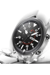 Galaxy Watch 3 Ile Uyumlu 45 Mm ( Önü Açık ) Wafture Silikon Kılıf Watch 3 41 Mm Akıllı Saat Kılıf thumbnail 4