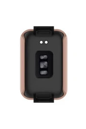 Xiaomi Mi Band 7 Pro Ile Uyumlu Sert Pc Kasa Koruma Watch 5 Ile Uyumlu Gard Çerçeve Siyah thumbnail 3