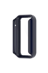 Xiaomi Mi Band 7 Pro Ile Uyumlu Sert Pc Kasa Koruma Watch 5 Ile Uyumlu Gard Çerçeve Lacivert thumbnail 1