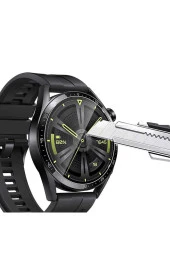 Huawei Watch Gt 3 Pro Ile Uyumlu 43mm Tpu Body Ekran Koruma Şeffaf thumbnail 2